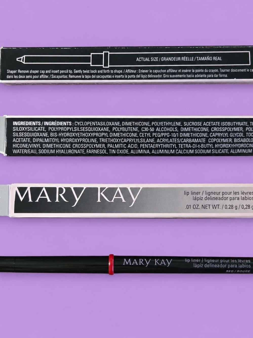 Mary Kay Red Rouge Lip Liner Pencil